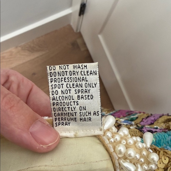 Vintage FULLY BEADED Multicolor Sequin Embellished Jacket - Picture 16 of 16